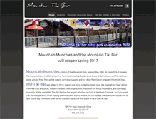 Tablet Screenshot of mountaintikibar.com
